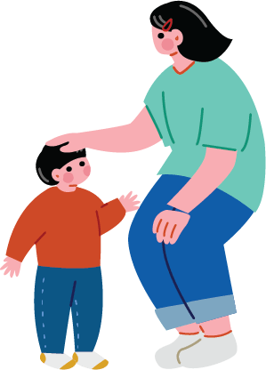 親子イラスト